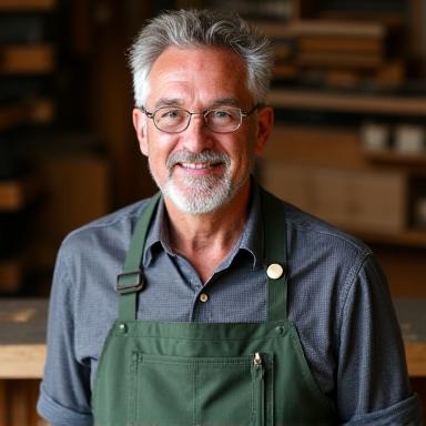Porträt von Thomas Müller, einem erfahrenen Handwerksmeister bei Alpina Interiors.
